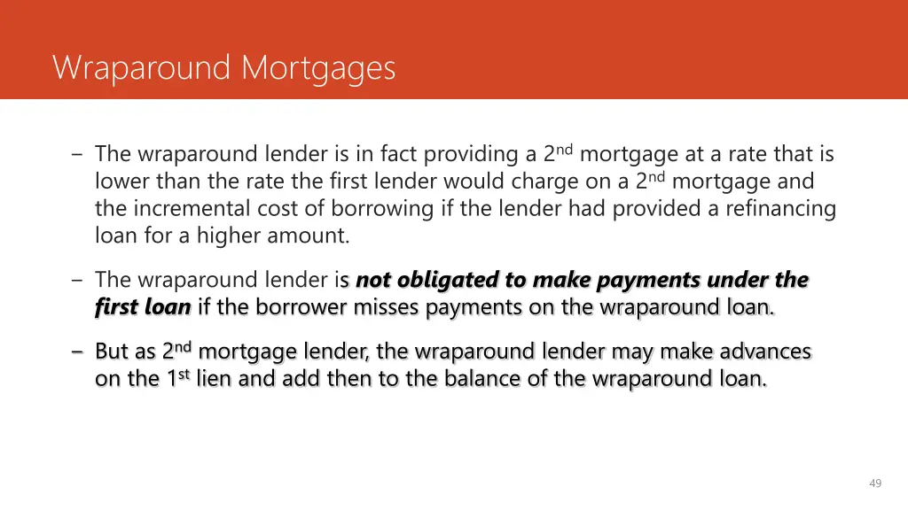 wraparound mortgages 1