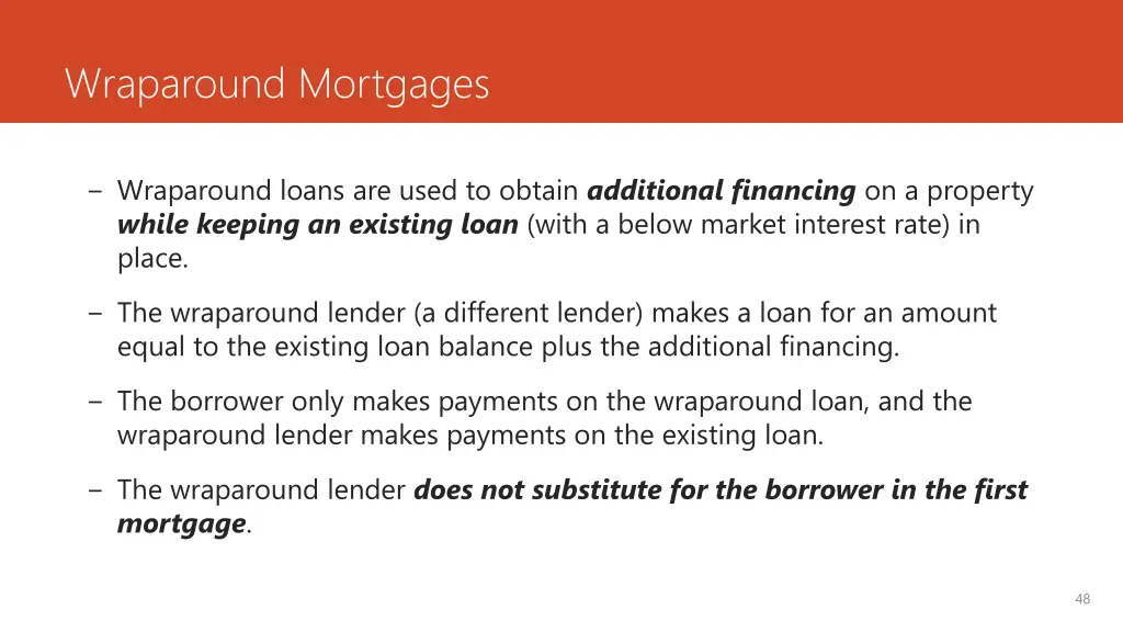 wraparound mortgages