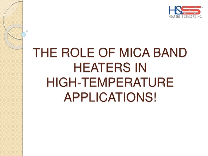 the role of mica band heaters in high temperature