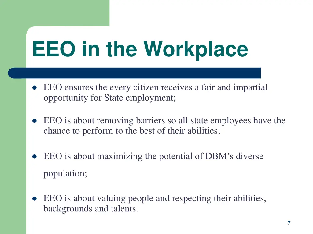 eeo in the workplace