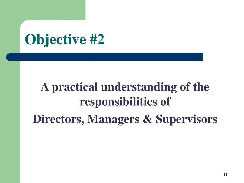 objective 2