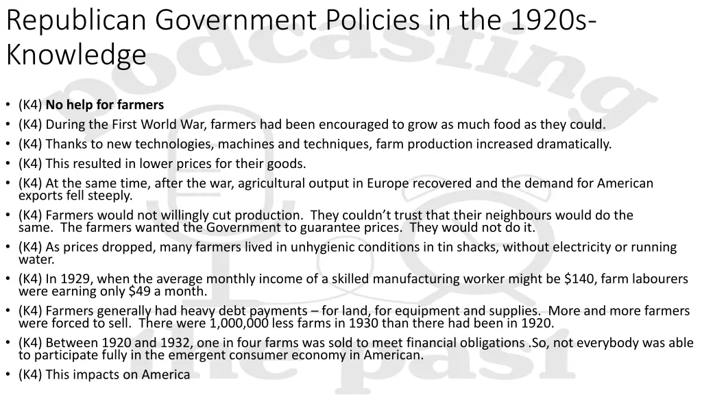 republican government policies in the 1920s 3