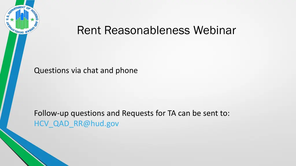 rent reasonableness webinar