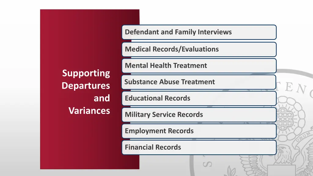 defendant and family interviews