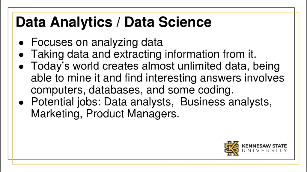 data analytics data science