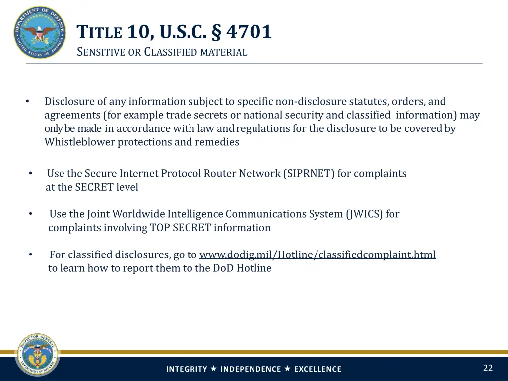 t itle 10 u s c 4701 s ensitive or c lassified