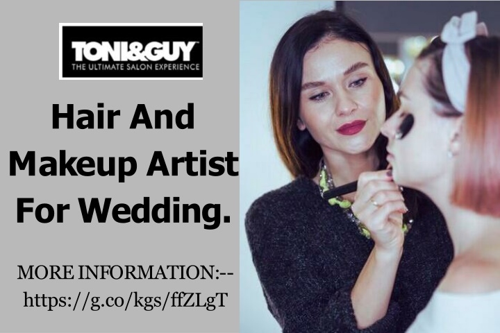 hair and makeup artist for wedding