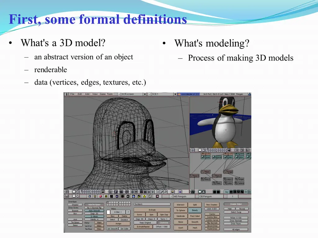 first some formal definitions