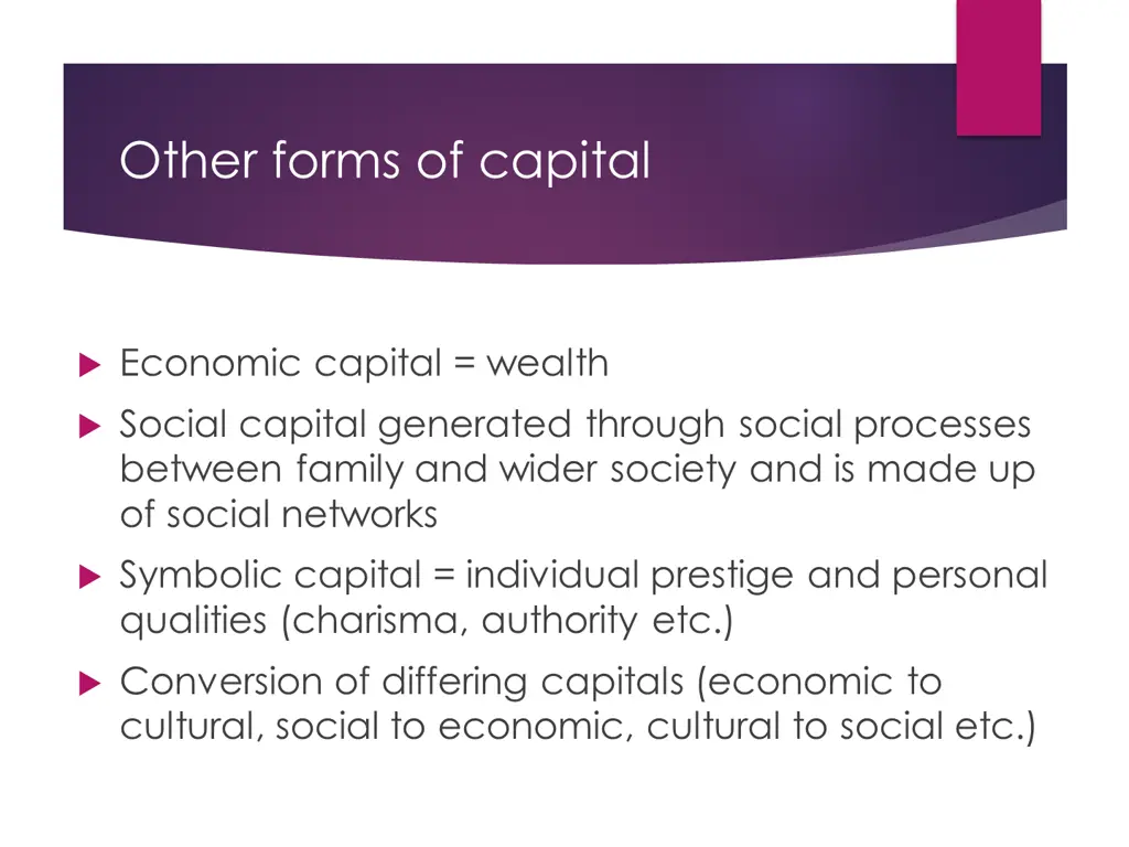 other forms of capital