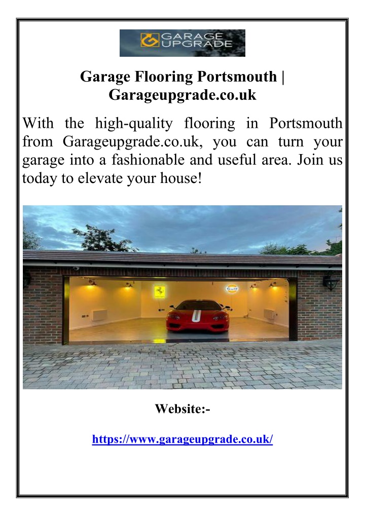 garage flooring portsmouth garageupgrade co uk