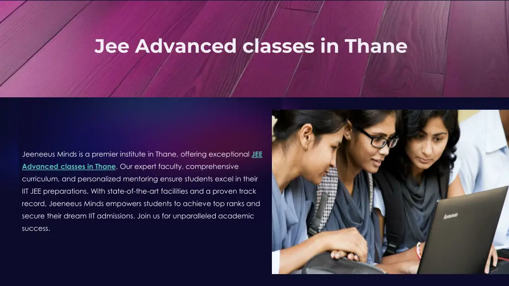 jee advanced classes in thane