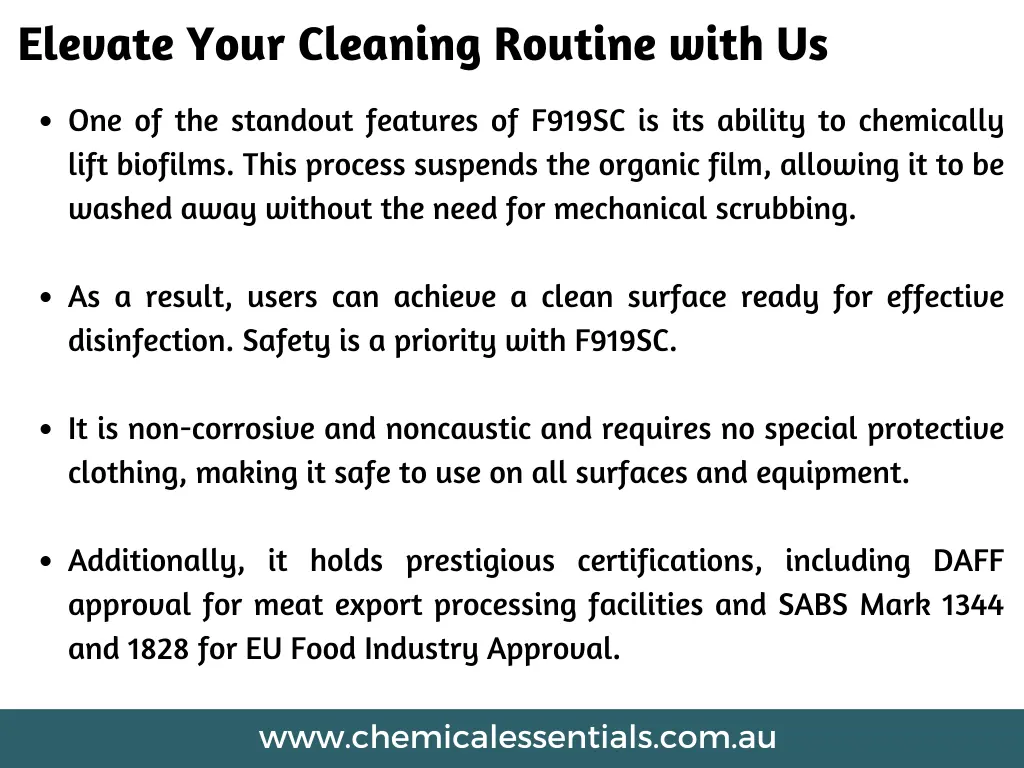 elevate your cleaning routine with us