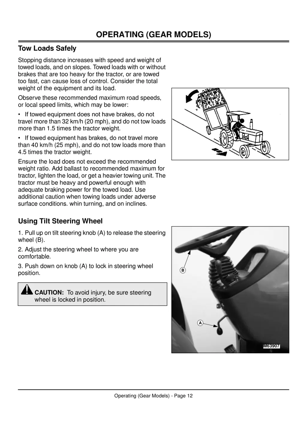 operating gear models 4