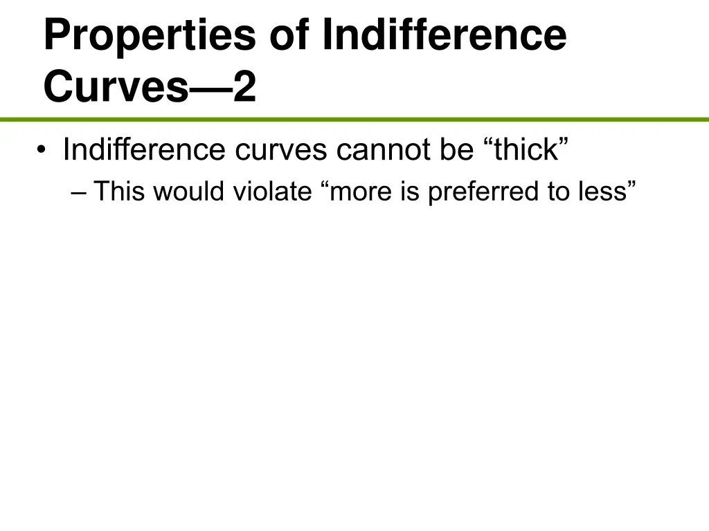 properties of indifference curves 2