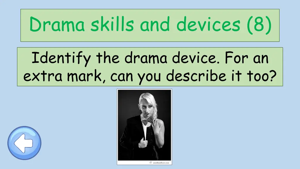 drama skills and devices 8