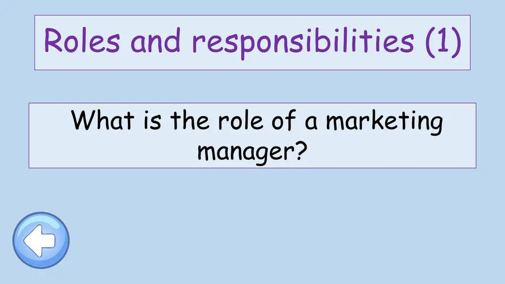 roles and responsibilities 1
