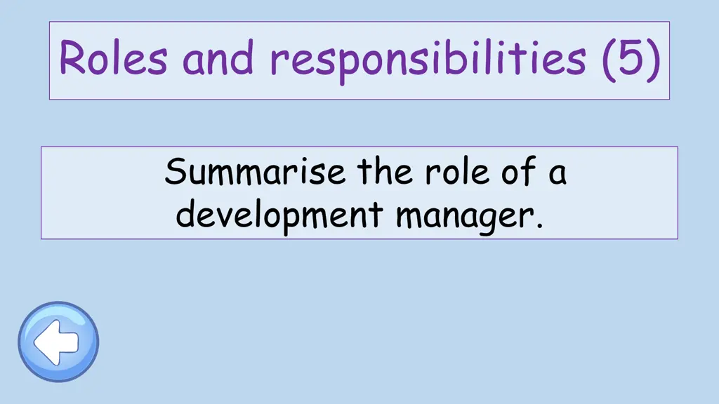 roles and responsibilities 5