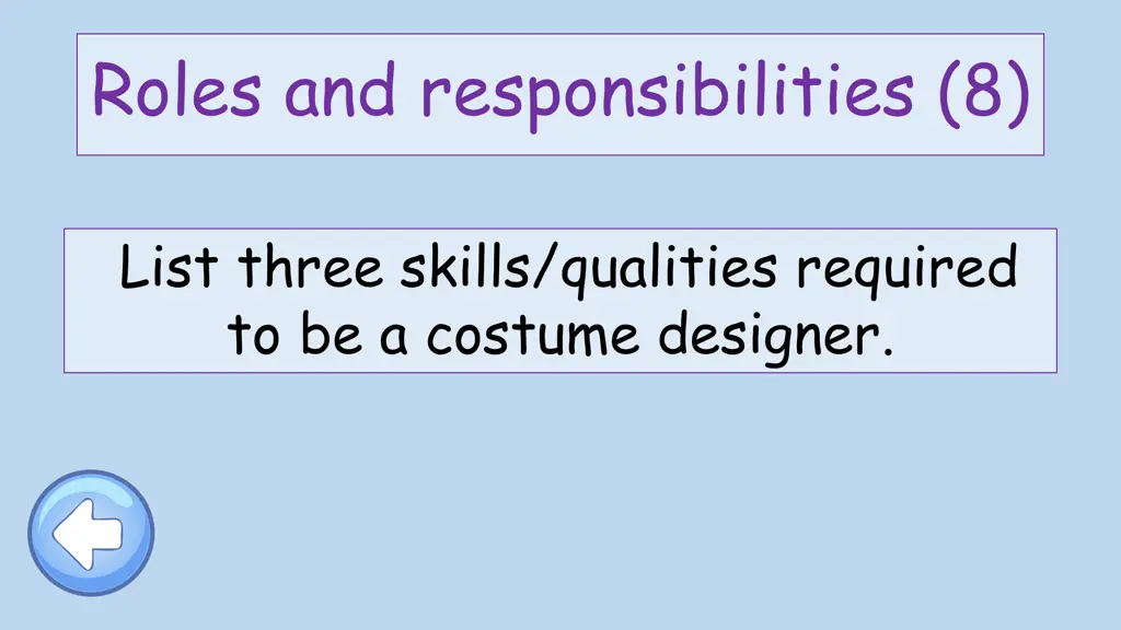 roles and responsibilities 8