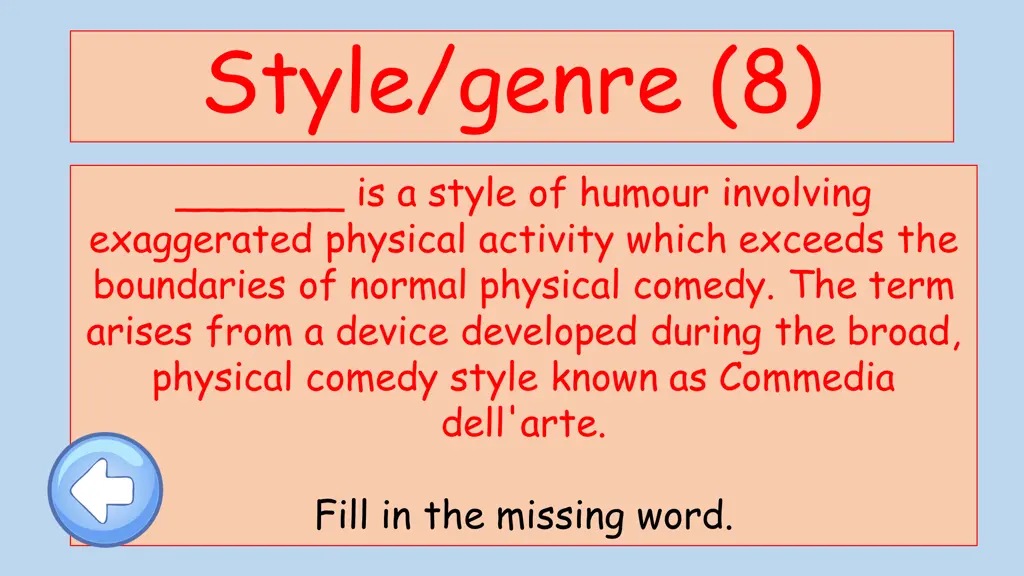 style genre 8