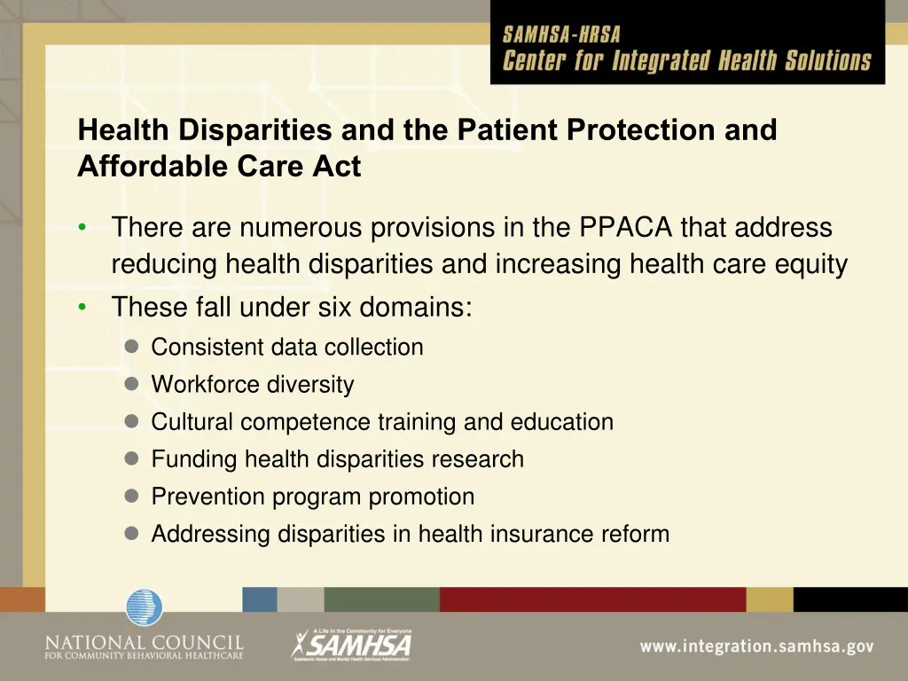 health disparities and the patient protection