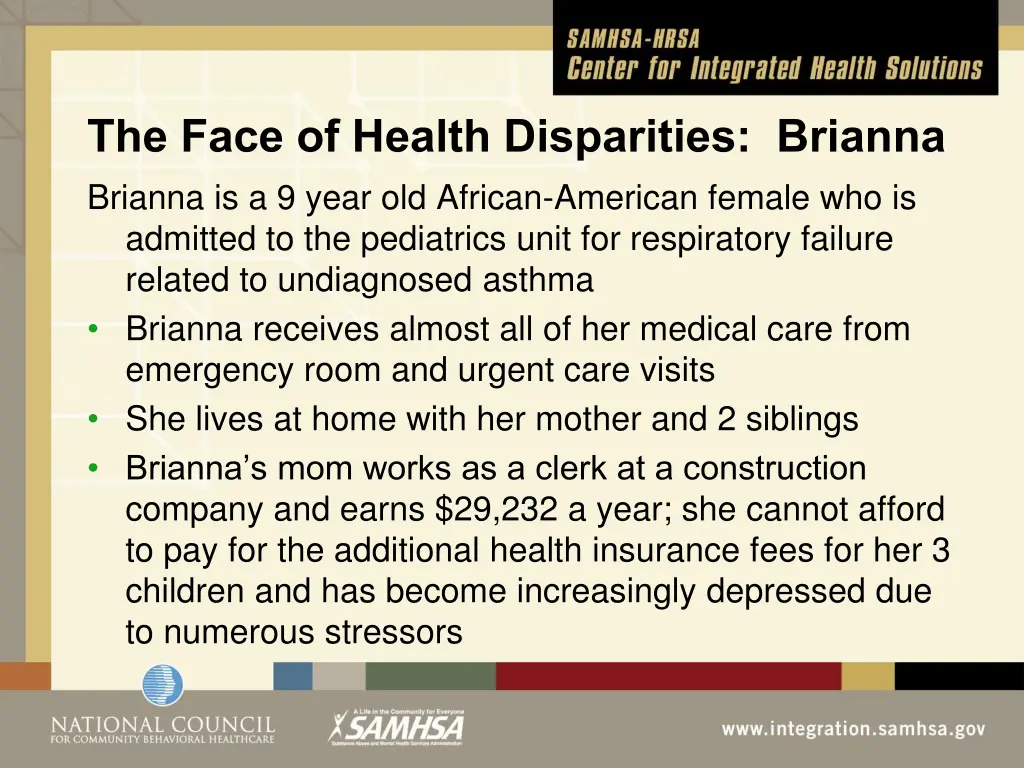 the face of health disparities brianna brianna