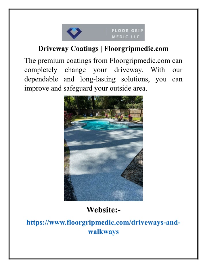 driveway coatings floorgripmedic com