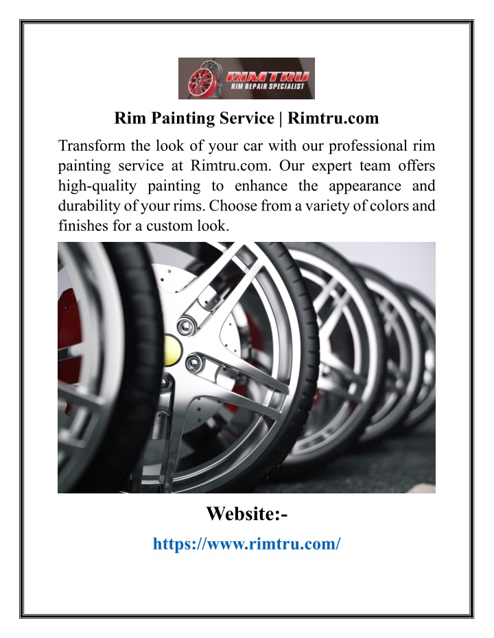 rim painting service rimtru com