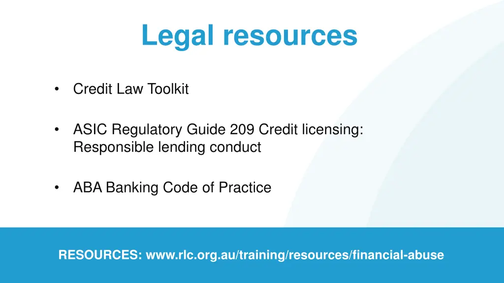 legal resources