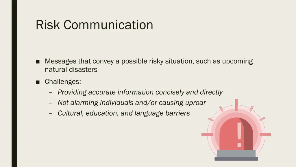 risk communication