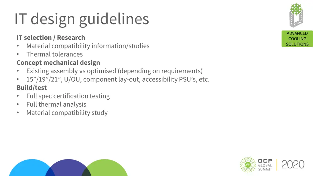 it design guidelines