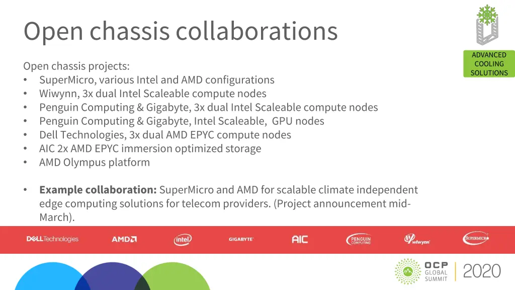 open chassis collaborations