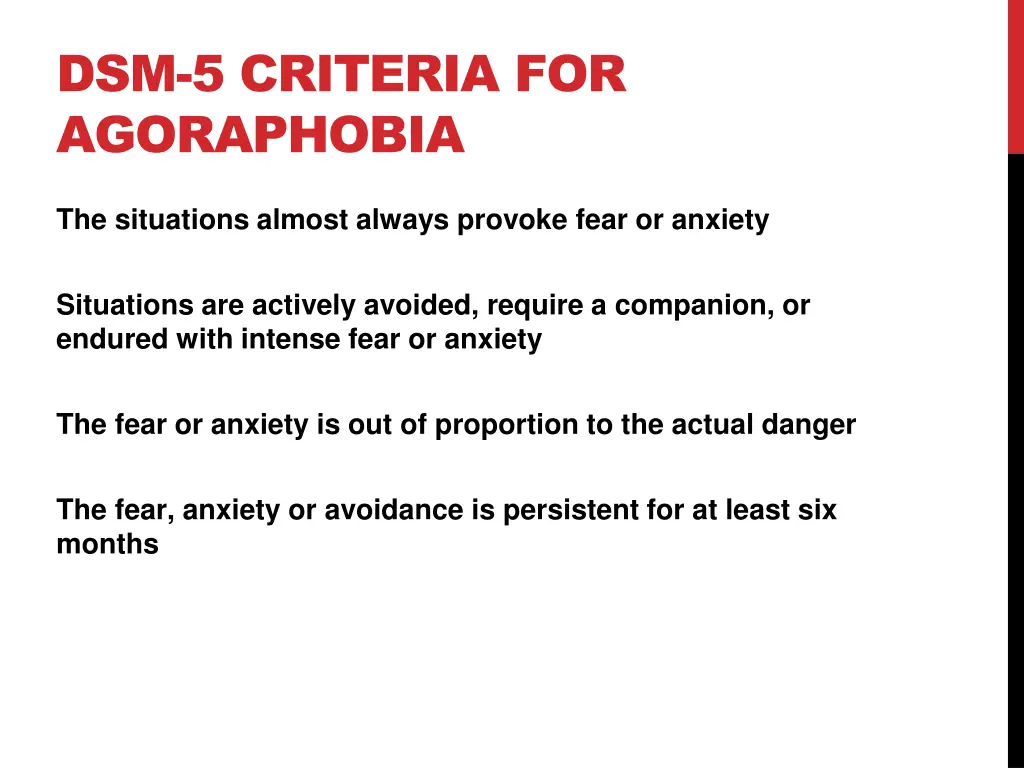 dsm 5 criteria for agoraphobia 1