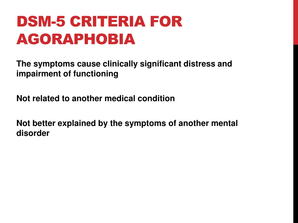 dsm 5 criteria for agoraphobia 2