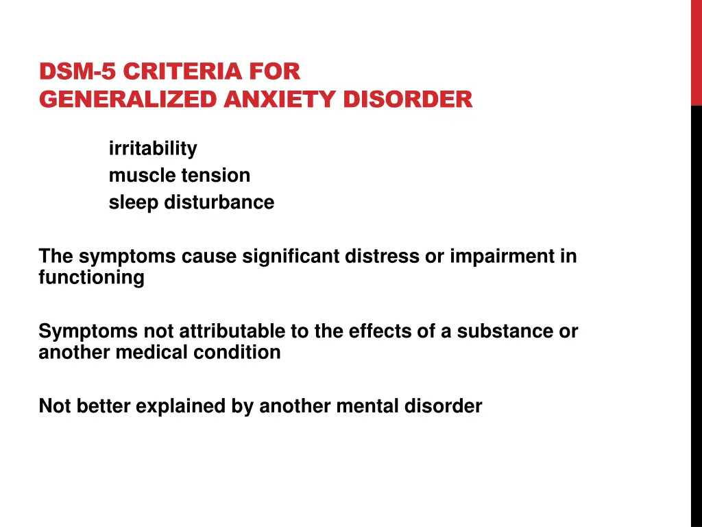 dsm 5 criteria for generalized anxiety disorder 1