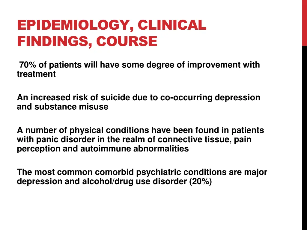 epidemiology clinical findings course 2