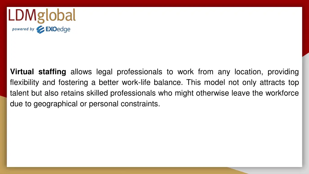 virtual staffing allows legal professionals