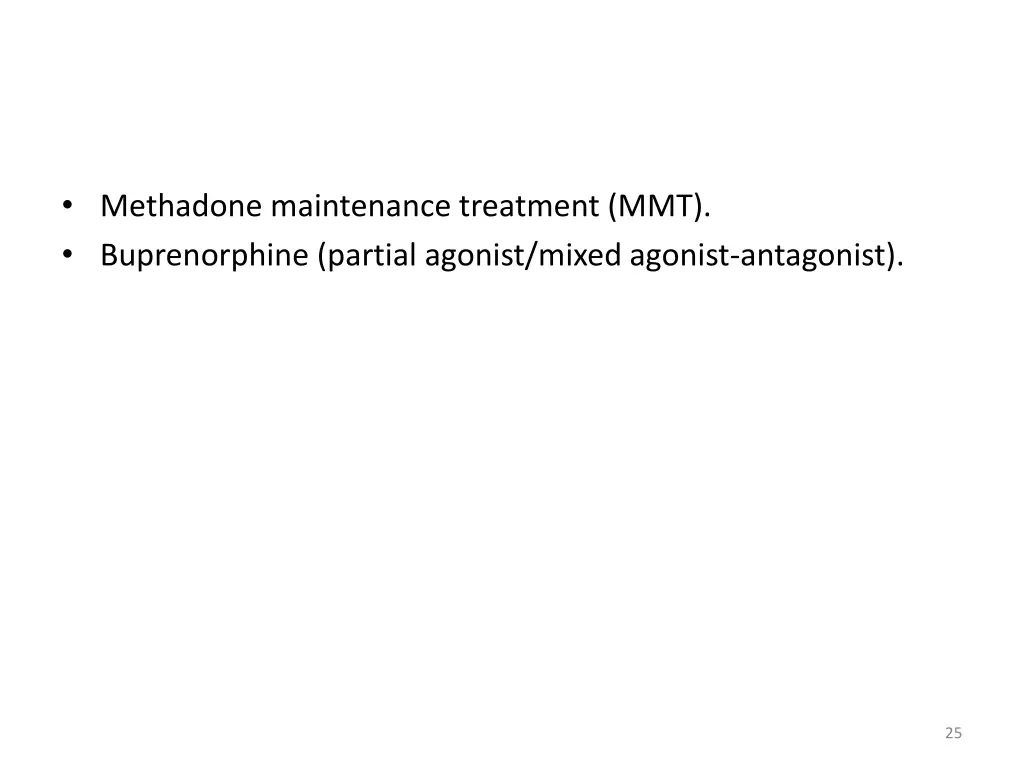 methadone maintenance treatment mmt buprenorphine