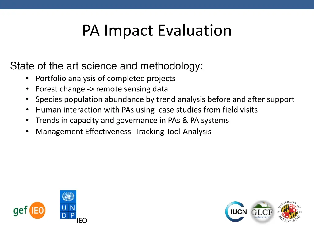 pa impact evaluation