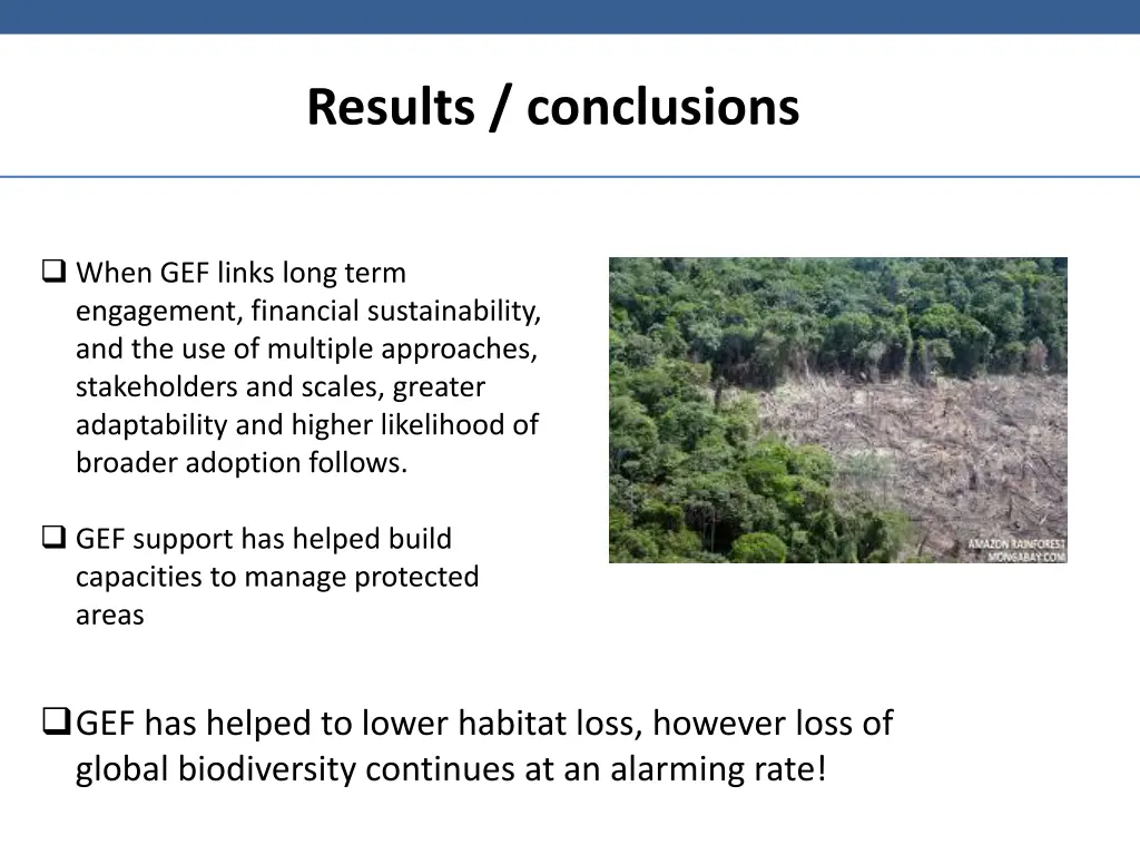 results conclusions