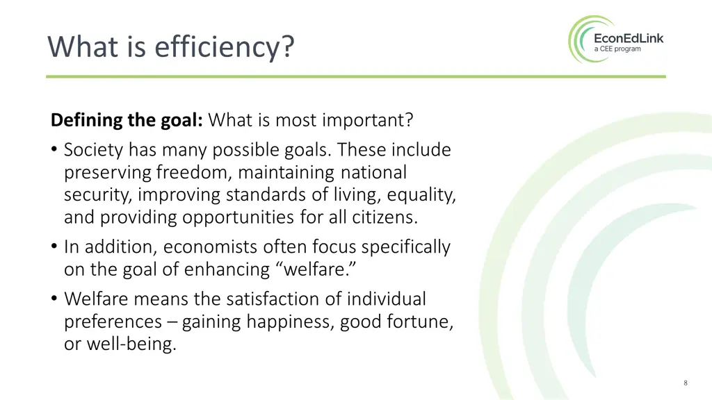 what is efficiency