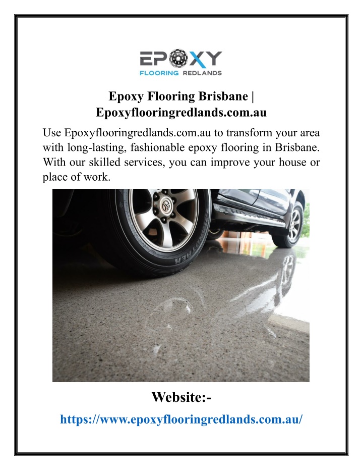 epoxy flooring brisbane epoxyflooringredlands