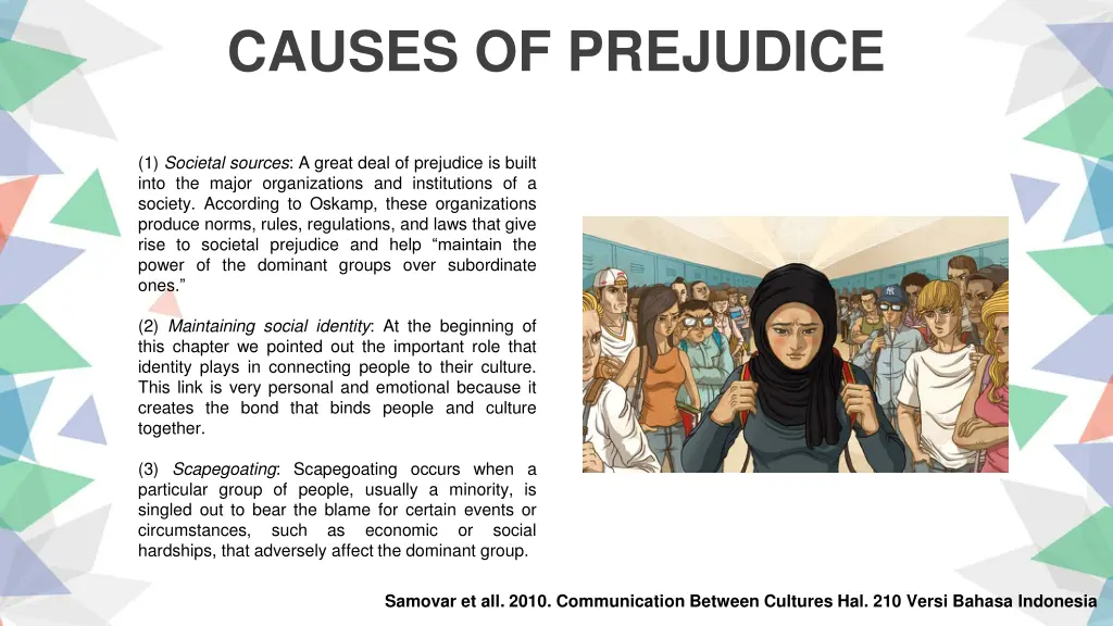 causes of prejudice