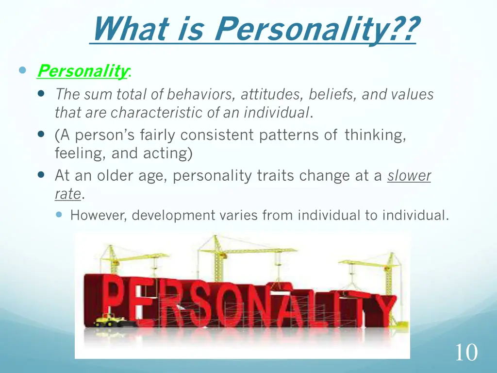 what is personality