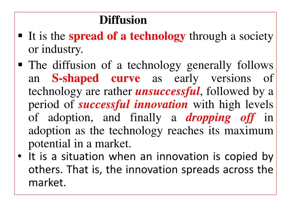 diffusion