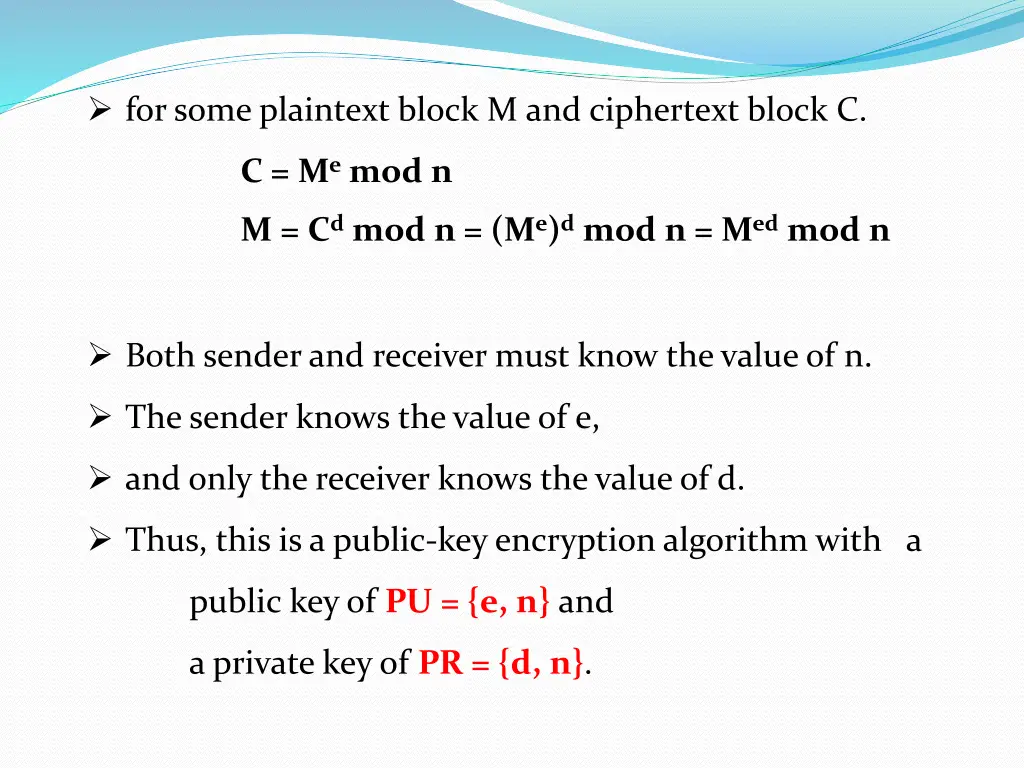 for some plaintext block m and ciphertext block c