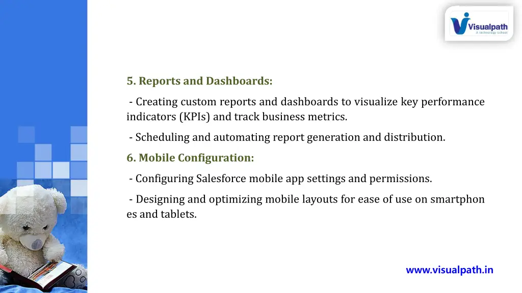 5 reports and dashboards