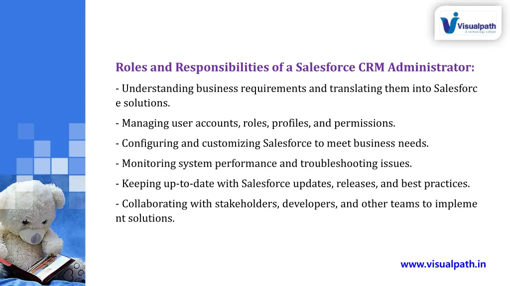 roles and responsibilities of a salesforce