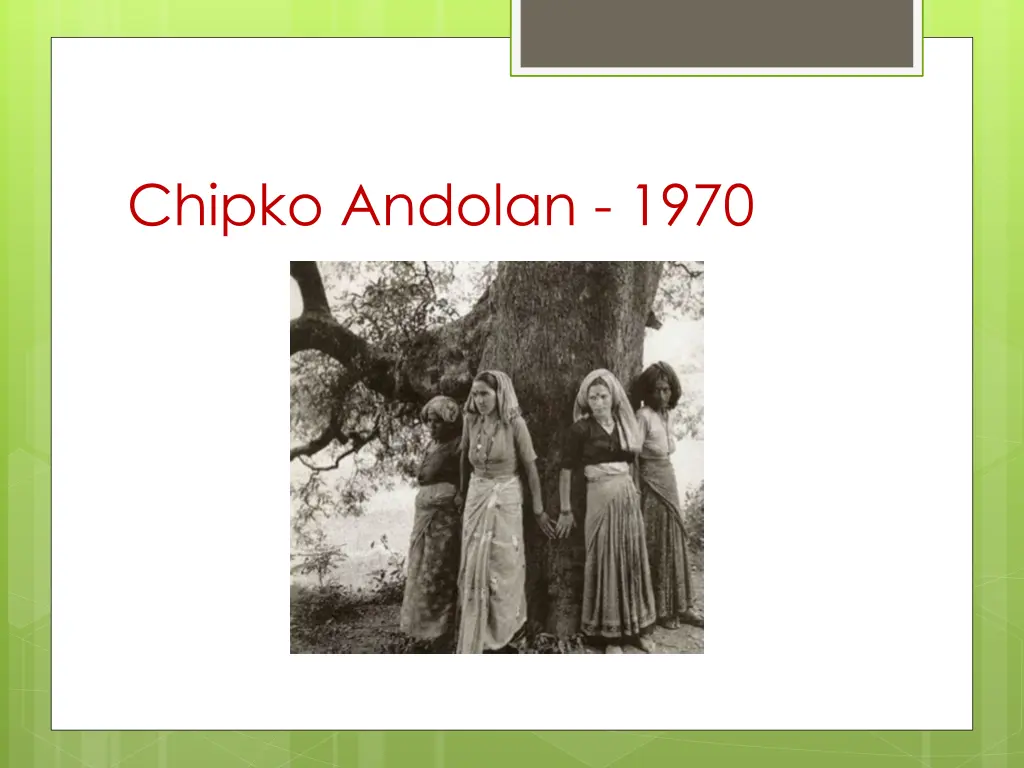 chipko andolan 1970