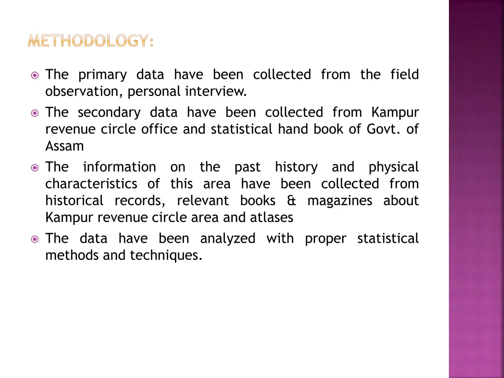 methodology