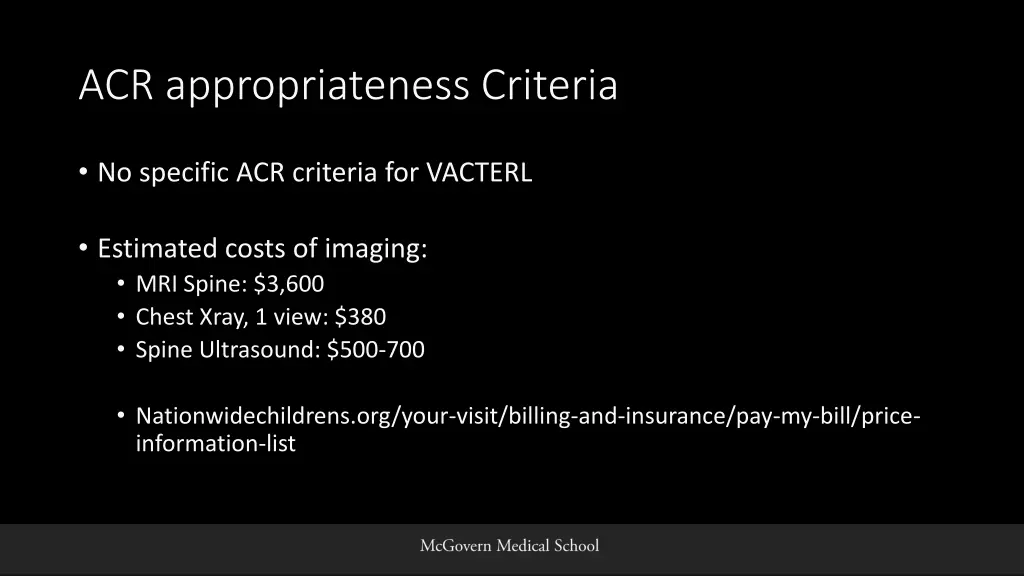 acr appropriateness criteria